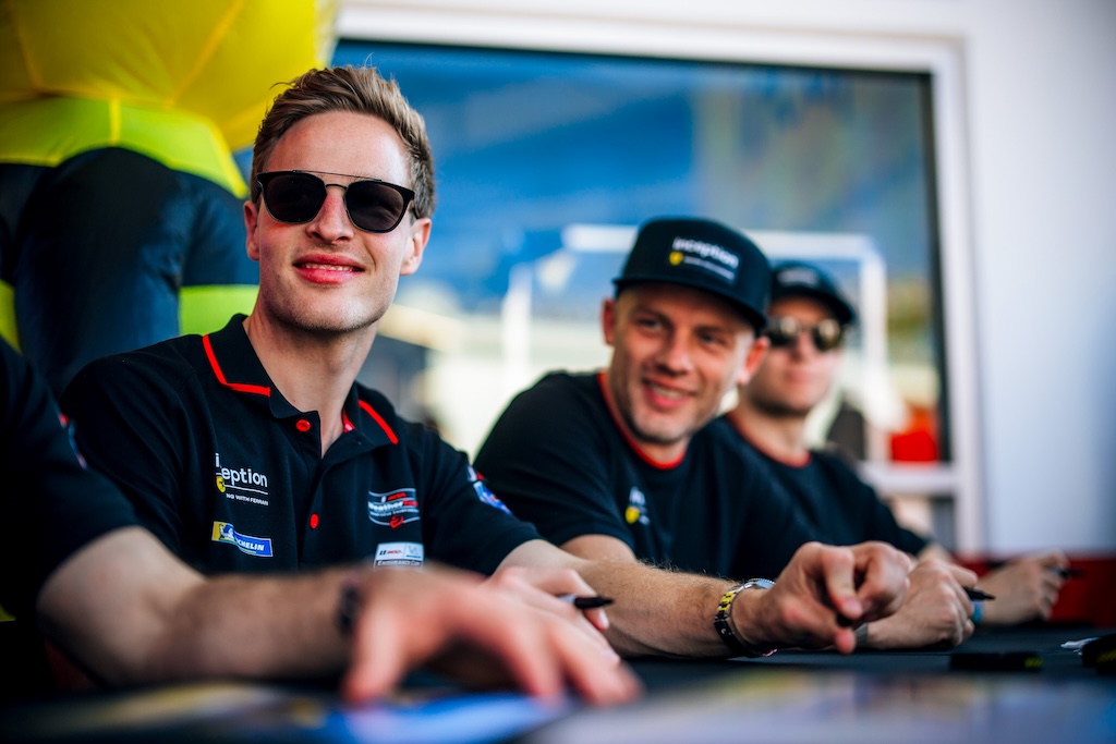 Klar til kamp: Frederik Schandorff vil på podiet i Sebring.
(Foto: Inception Racing)